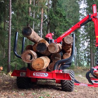 Forstkrananhänger Forstkrananhänger