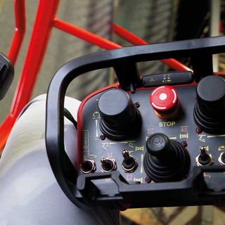 Combination joystick & radio remote control Combination joystick & radio remote control