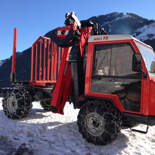 Z-Traktorkran auf Muli Z-Traktorkran auf Muli