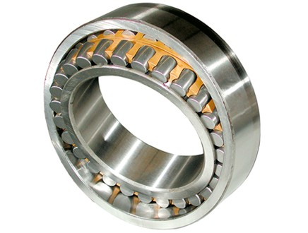 Spherical roller bearings in the cast iron column 