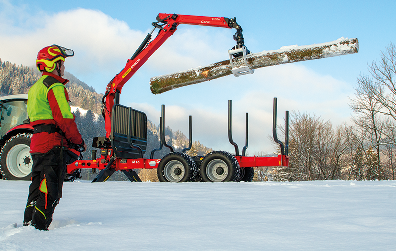 M-16 forestry trailer M-16 forestry trailer