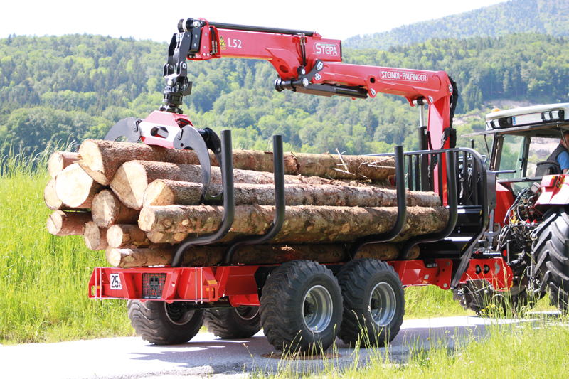 8-tonne compact forestry trailer