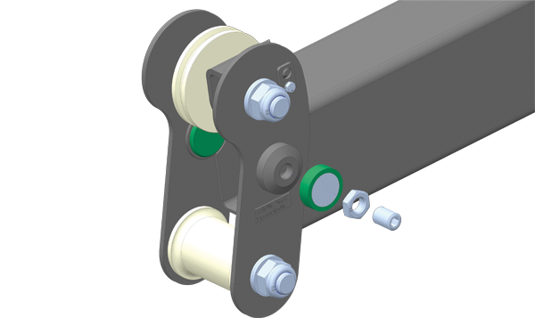 Adjustable side directional control Adjustable side directional control