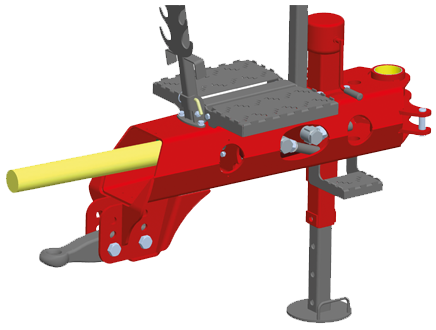 Patented articulated drawbar