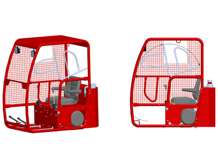 Standard-compliant access & sound insulation in the cab roof 
