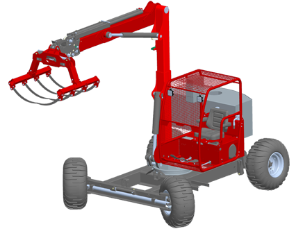 3D construction of all component parts 3D construction of all component parts