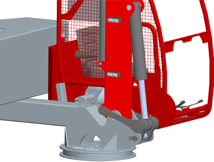 Compressive lifting cylinder with POWER LINK system Compressive lifting cylinder with POWER LINK system