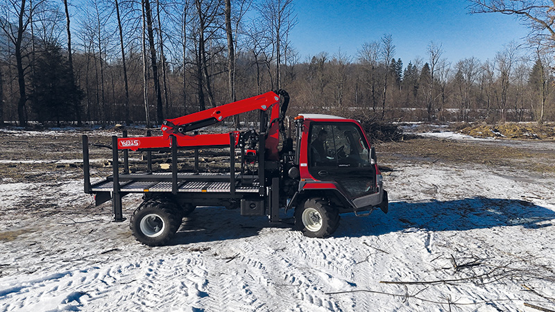 Forestry transporter body