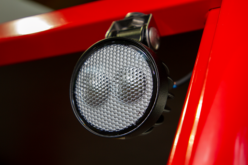 2 LED headlamps